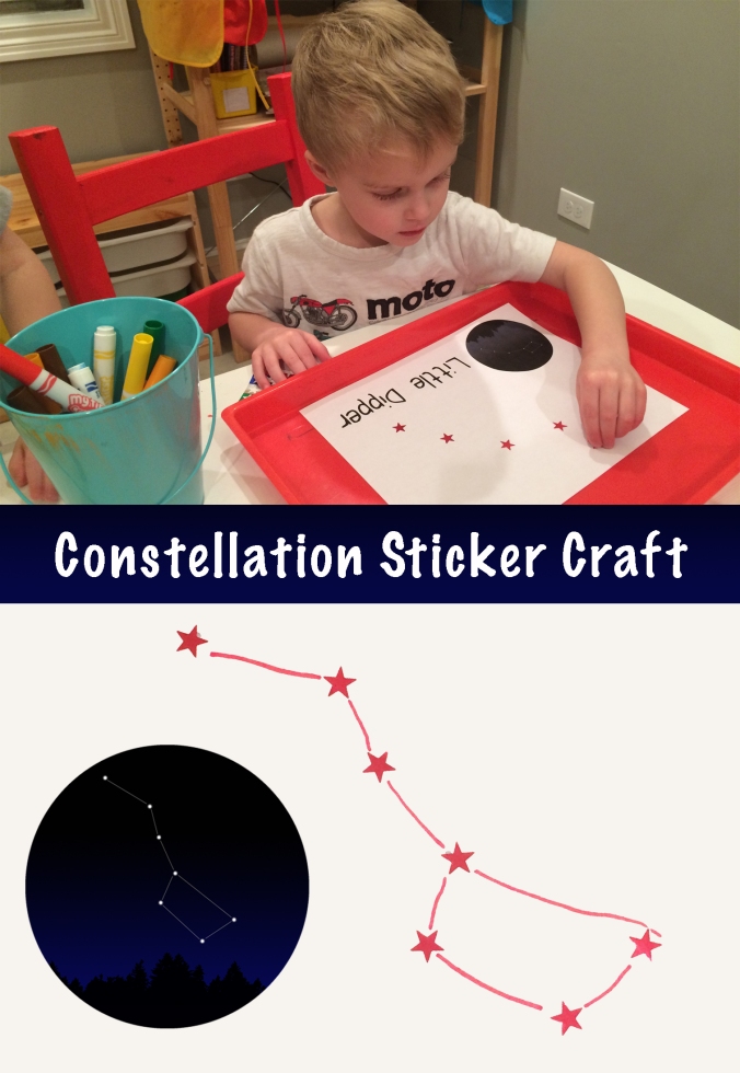 Constellation Sticker Craft - projectsinparenting