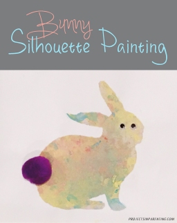 Bunny Silhouette Painting